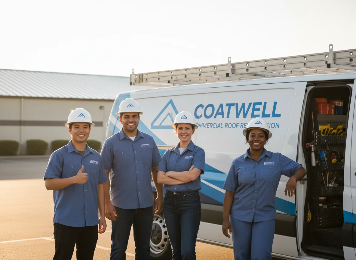 Commercial roof coating company in Royal, AR